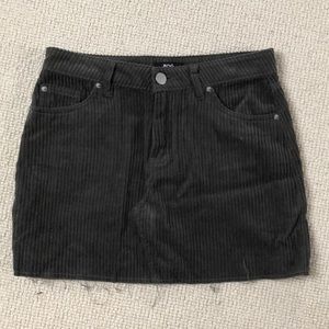 BDG grey corduroy skirt